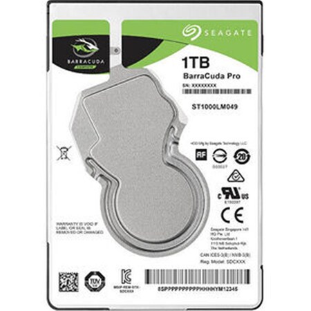 Seagate 2.5 in. BarraCuda 1TB 7200RPM SATA 6.0GB-s 128MB Hard Drive SE332023